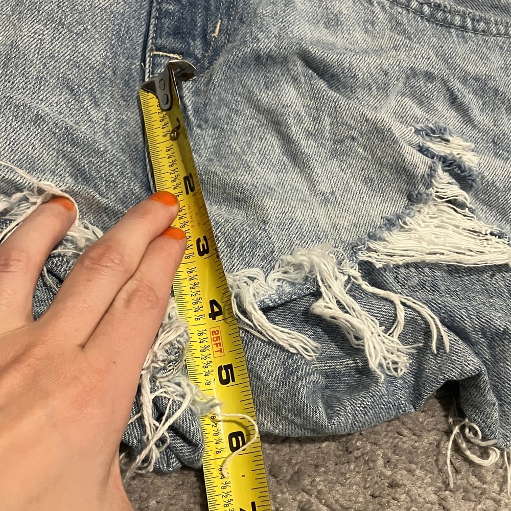 Pistola Distressed Denim Shorts - Picture 8 of 10